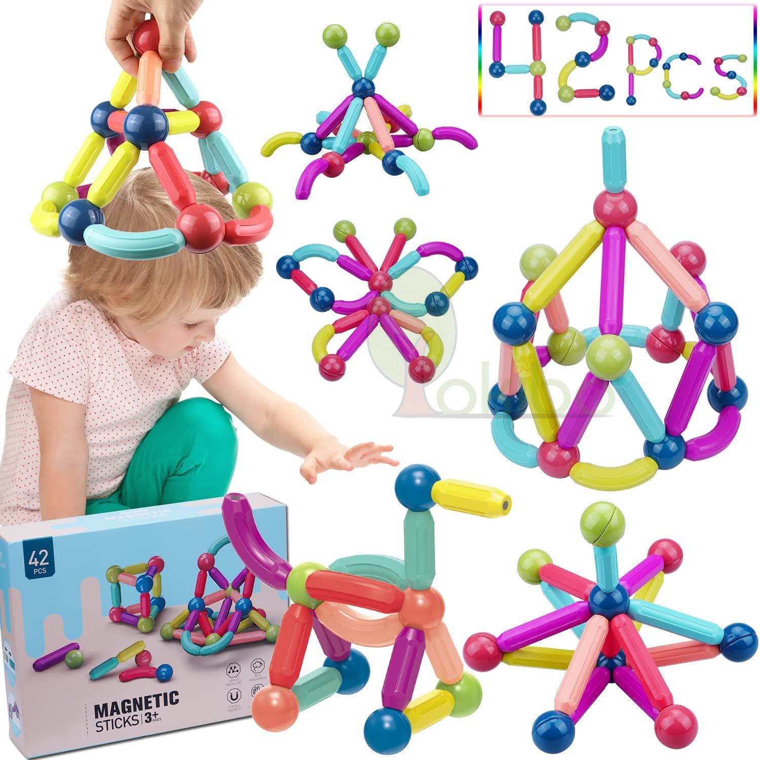 משחק יצירה במגנטים באבלס 1
